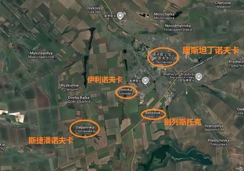 康斯坦丁诺夫卡战局急剧恶化。俄军南部集群在西南方向攻占斯捷潘诺夫卡定居点，此举使