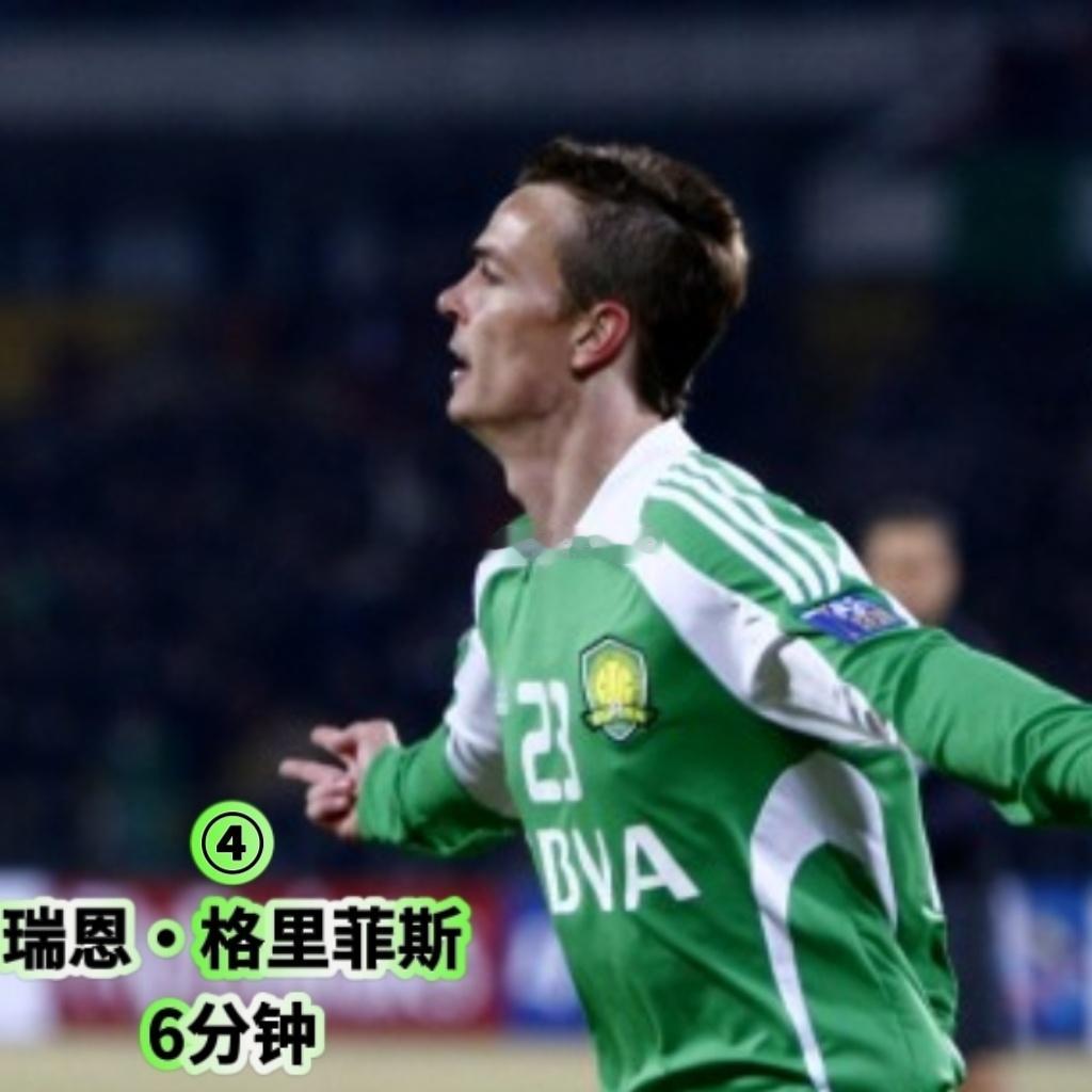 北京国安最快首秀进球TOP10📊沙德拉克1分23秒基本锁定榜首，费祖拉乌首秀惊