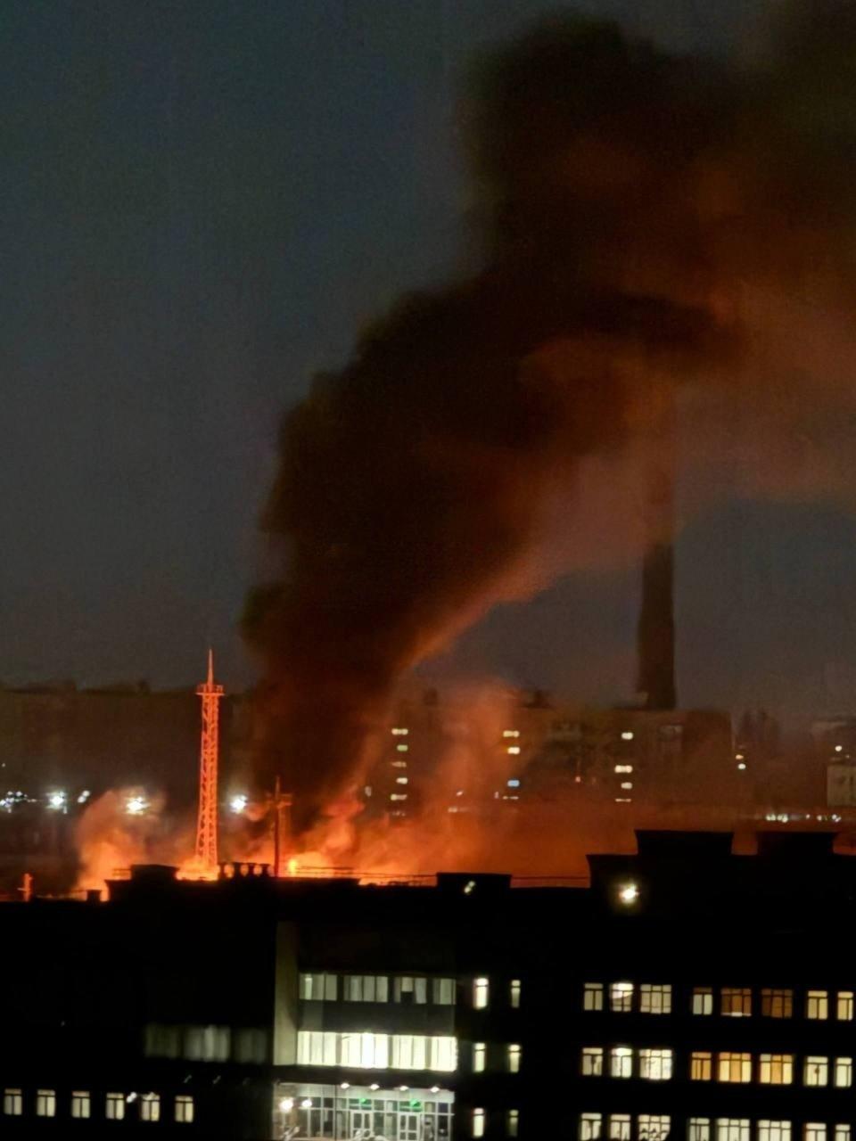 在乌克兰无人机袭击后，位于新罗西斯克（Novorossiysk）的格鲁绍瓦亚（G