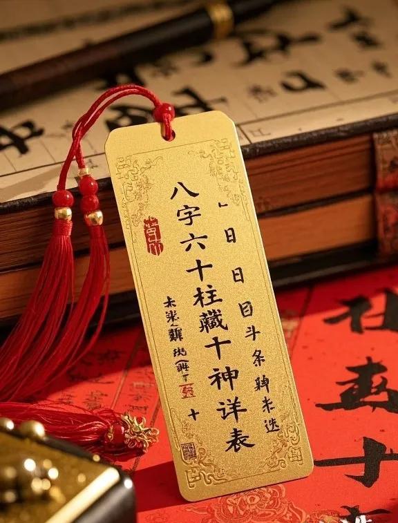 八字六十日柱藏干十神详表以日干为