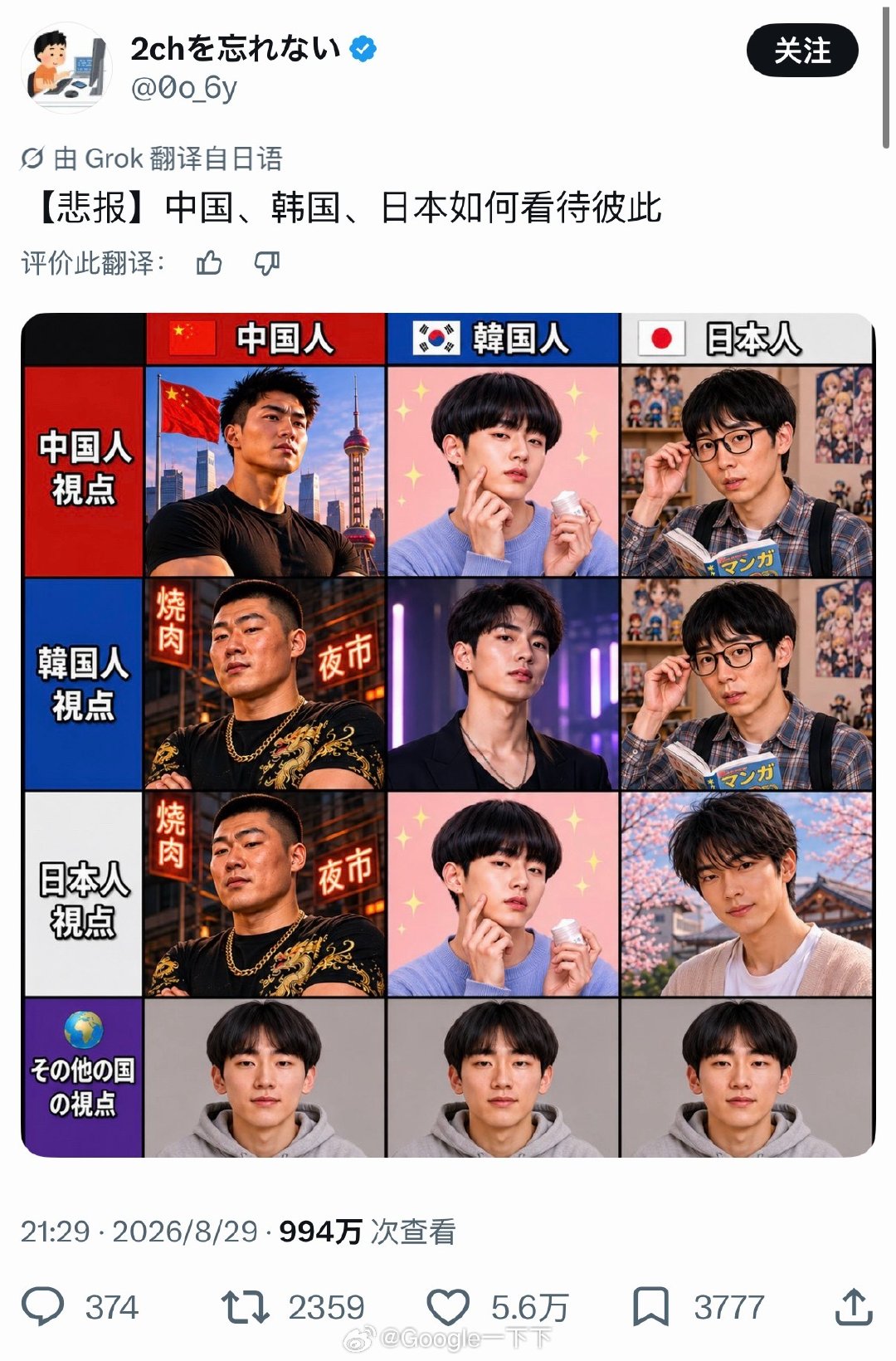 「中国/日本/韩国男人如何看待彼此」在外网爆火🫪💅🏻✨​