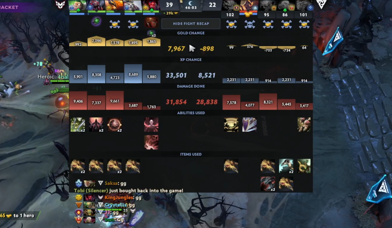 Heroic2:0Tundra晋级六强，这把X队将南美刀塔的野性发挥到了淋漓