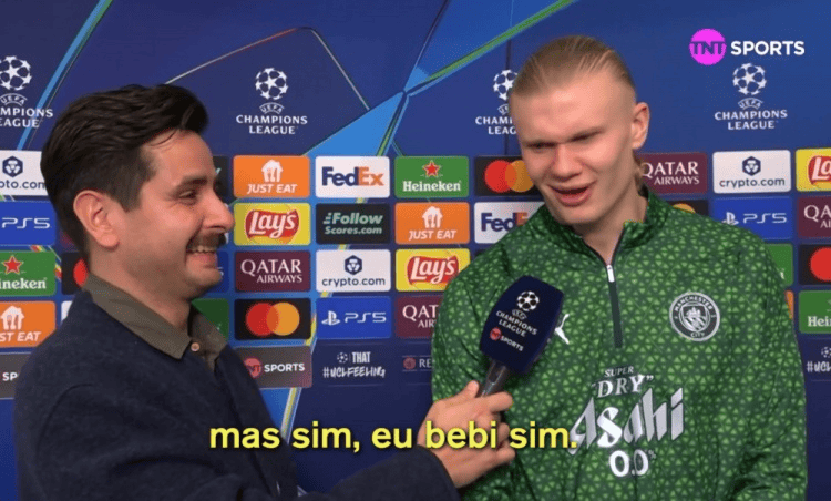 哈兰德: 我想念和贝林厄姆一起踢球的日子, 他是个很好球员