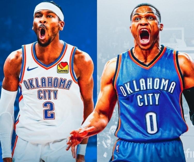 雷霆队三任老大得分排名，亚历山大比杜兰特还猛！1、亚历山大——目前为雷霆打了