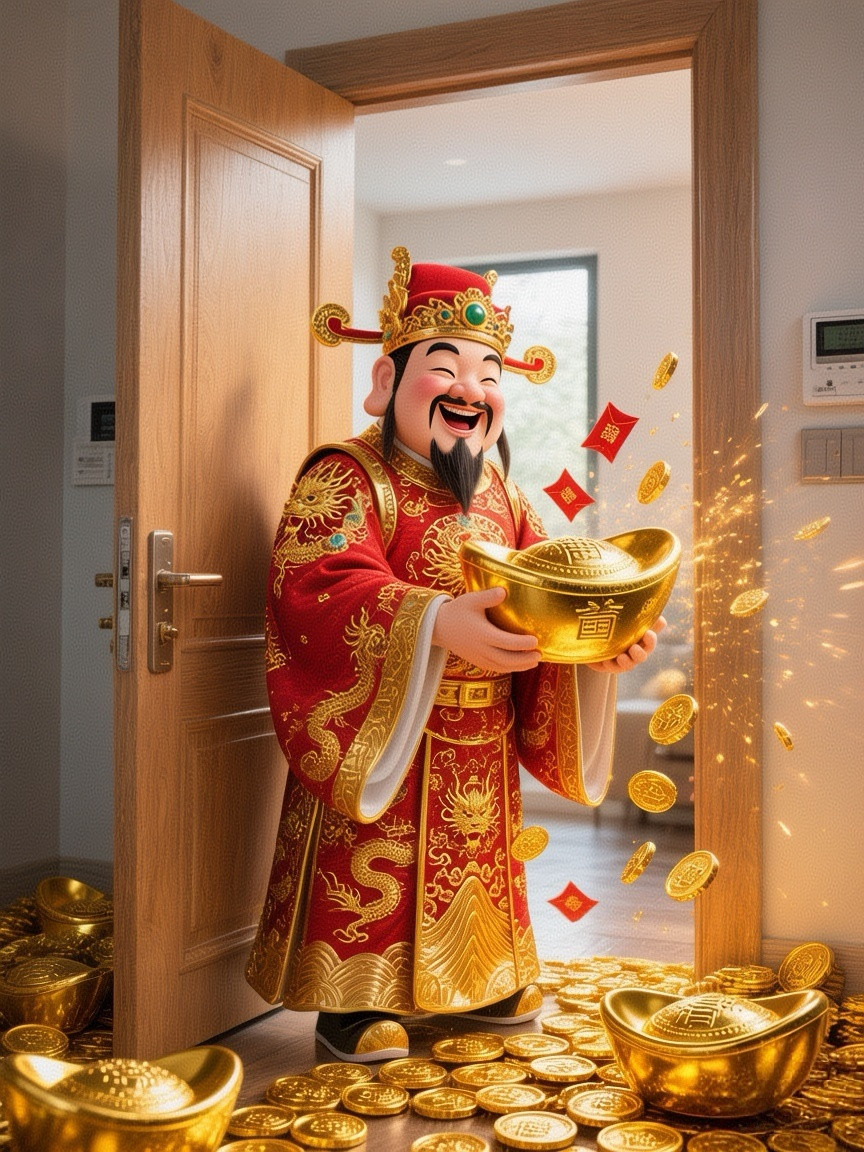 迎财神正月初五接财神，接接接！祝看到此贴的朋友，马年都发财！佛山