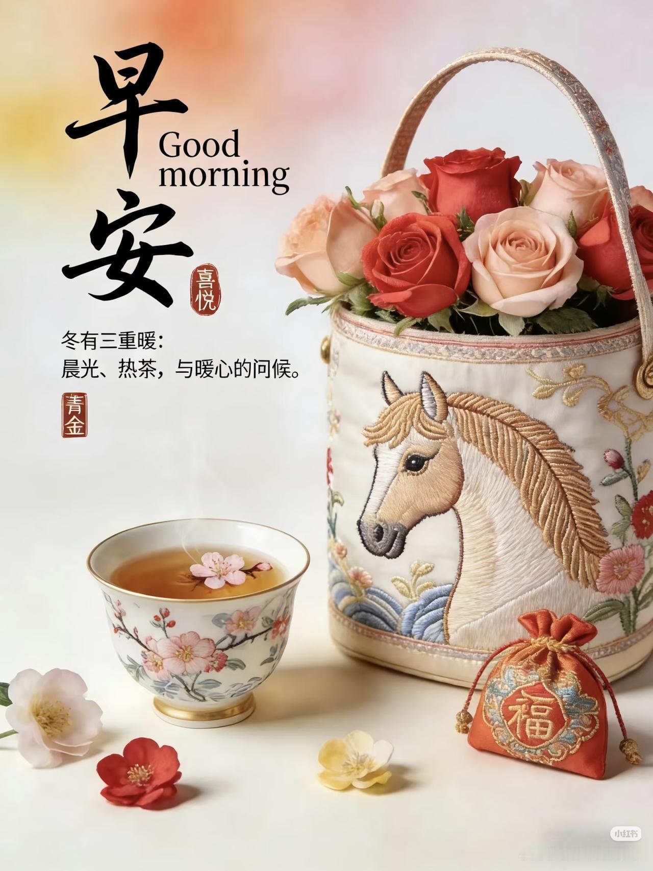 周二早上好让我们大家放下一切焦虑和杂念，轻松前行，坦然面对每天的困难和挫