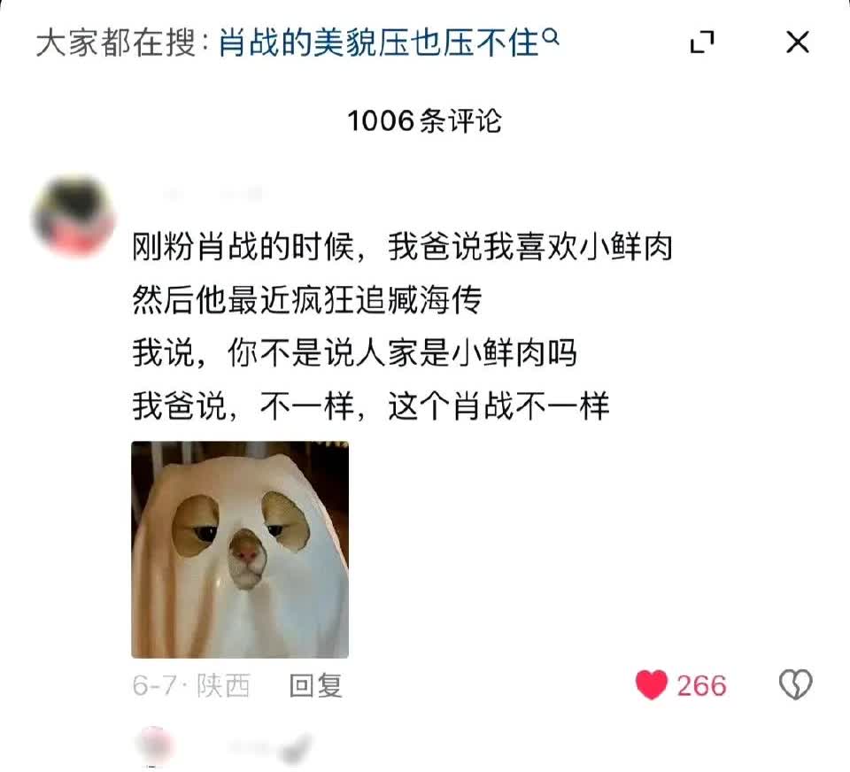 不一样，这个肖战不一样