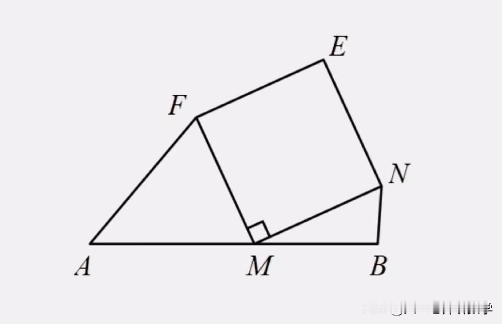 中考数学必刷题，几何题：如图所示，点M在线段AB上，AB=7，AM=4，以M为