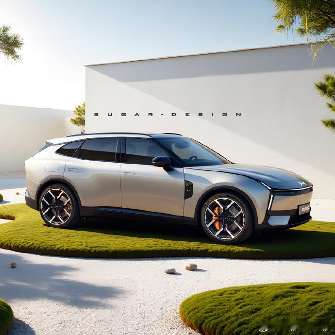 小鹏G7，一款P7版本的SUV，看到sugardesign的设计概念图，颇为惊
