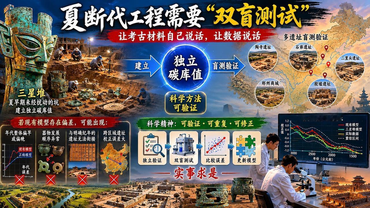 夏断代工程是否应该接受“双盲测试”？——从三星堆夏早遗存谈考古年代学的可验证