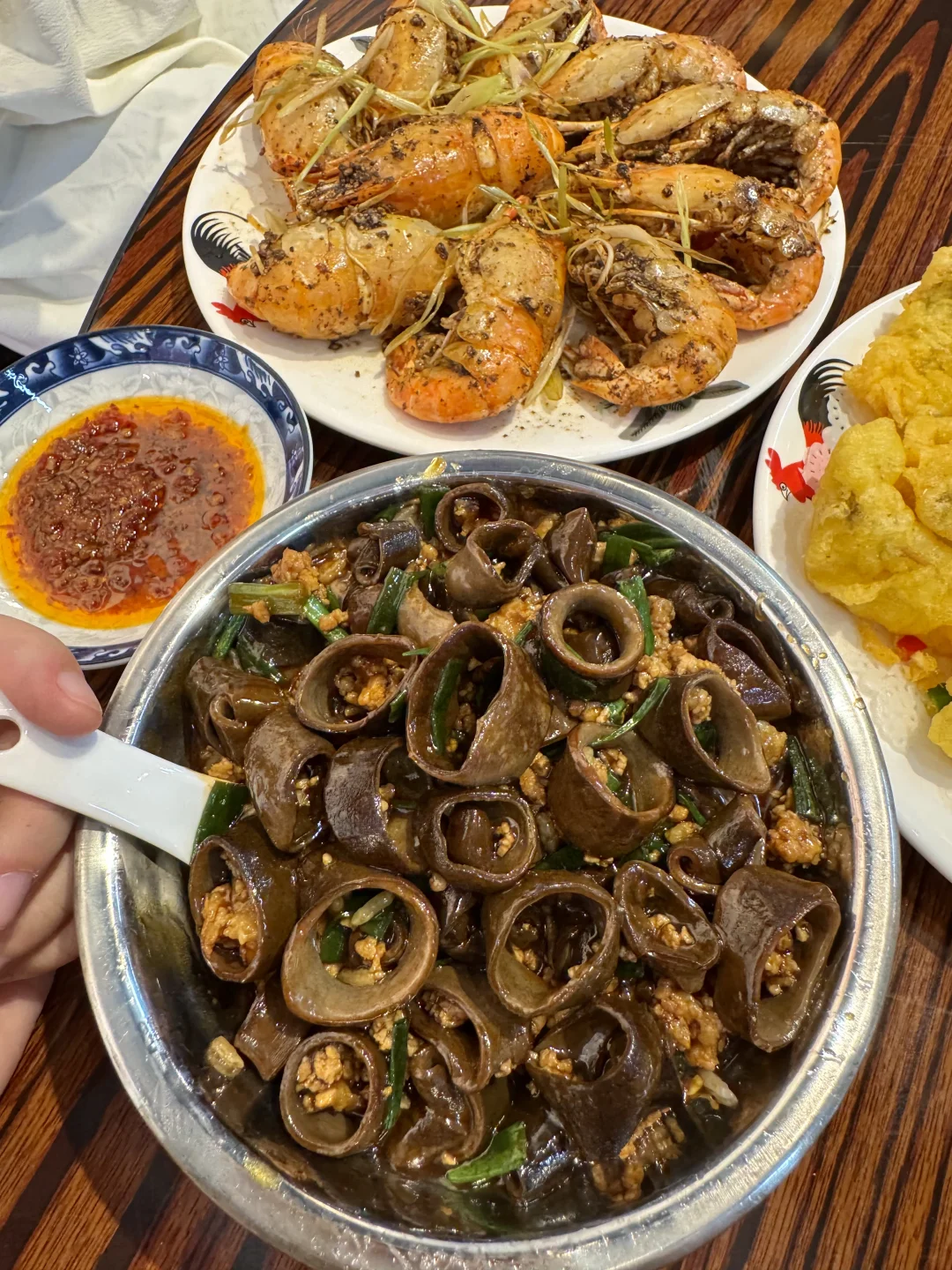 广州黄埔最好吃的老嘢饭！！（海肠捞饭🥢