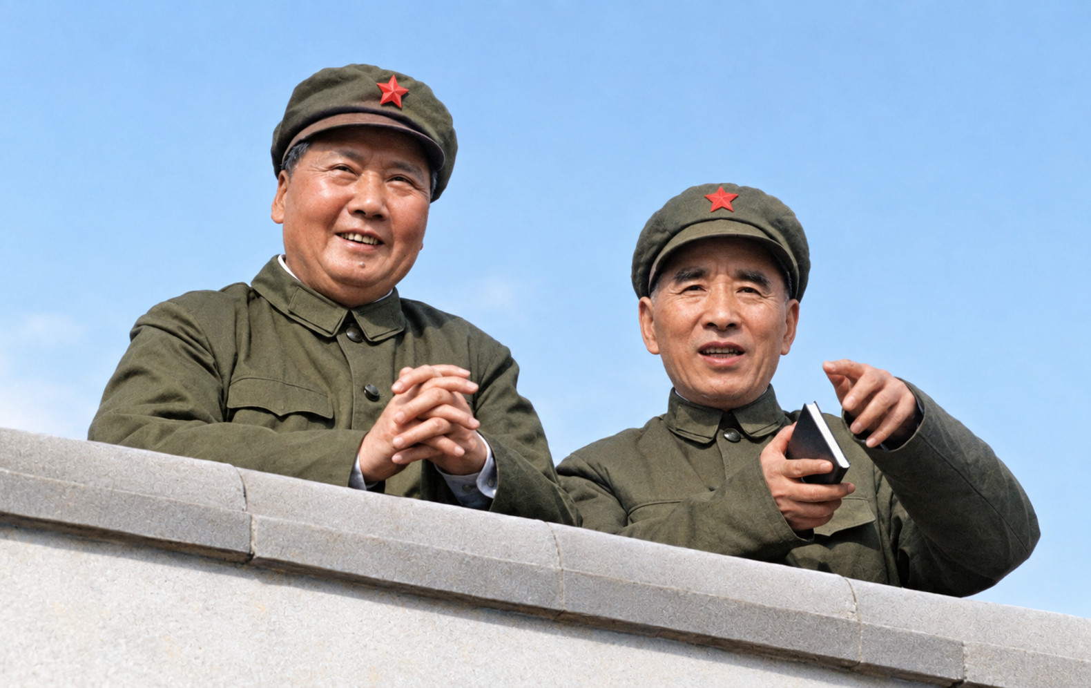 历史影像毛主席与101，彩色修复​​​