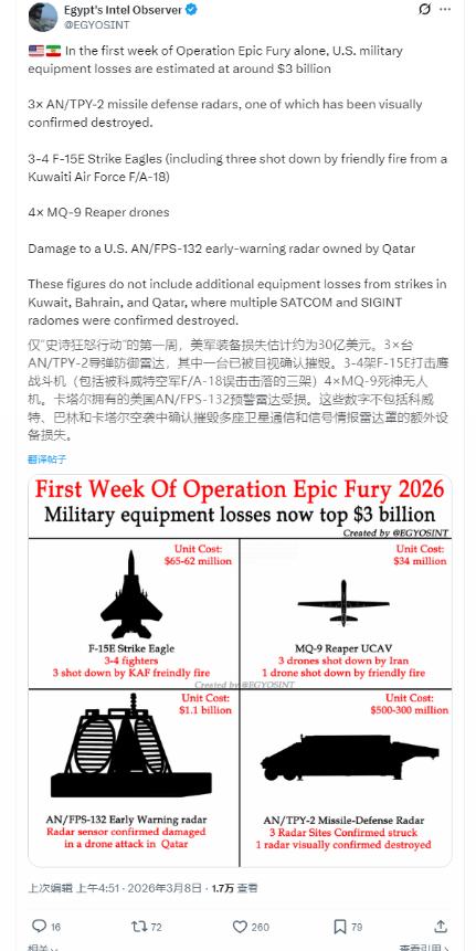 卫星照片确认了CVN-72“林肯号”航母的受损情况，其精确坐标位于阿曼东南部南舍