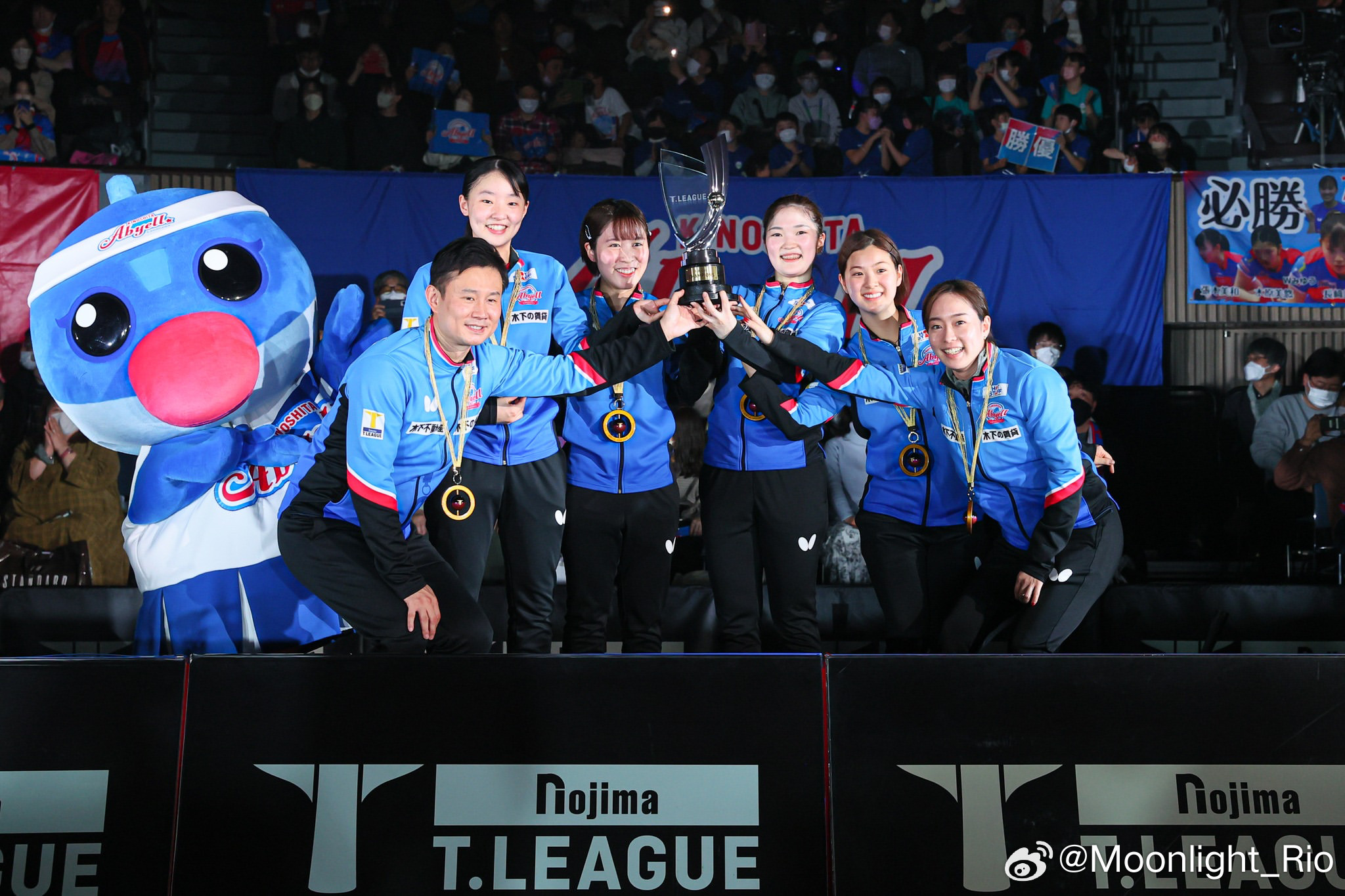 T联赛近5️⃣届女子组冠军🏆2020-2021赛季日本生命2021-202