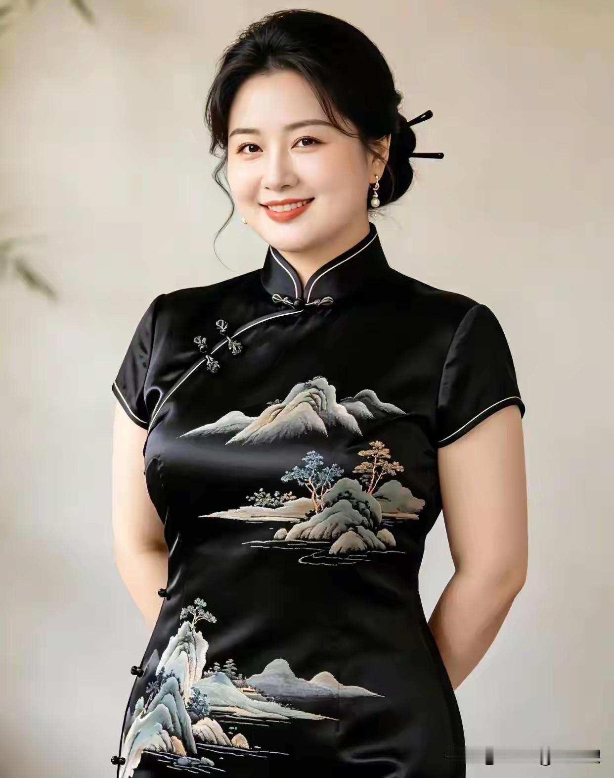 这几天最火的服装是什么？就是旗袍！它的寓意就是，高考的孩子旗开得胜！这几天最