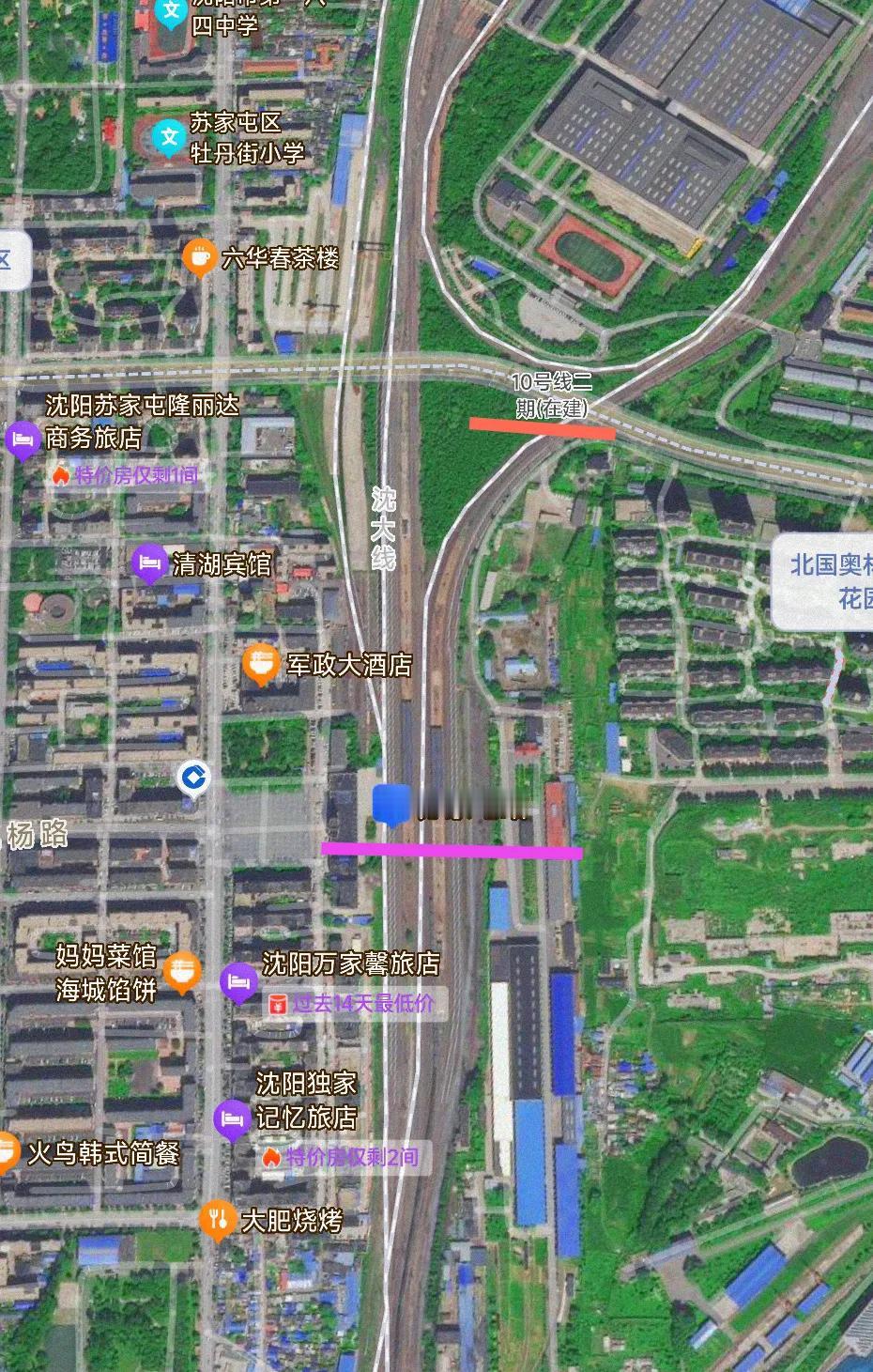 沈阳地铁10号线二期正在加紧建设，对于苏家屯区来说在高兴的同时还是有点遗憾。具体
