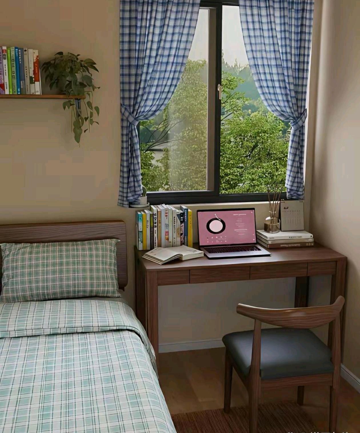 如果是你的卧室，你会选图一还是图二？