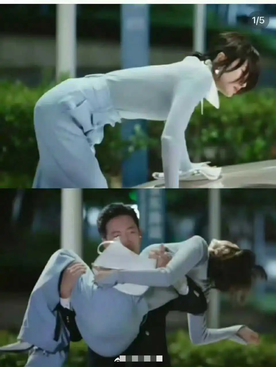 秦岚的腰臀太顶了吧！​