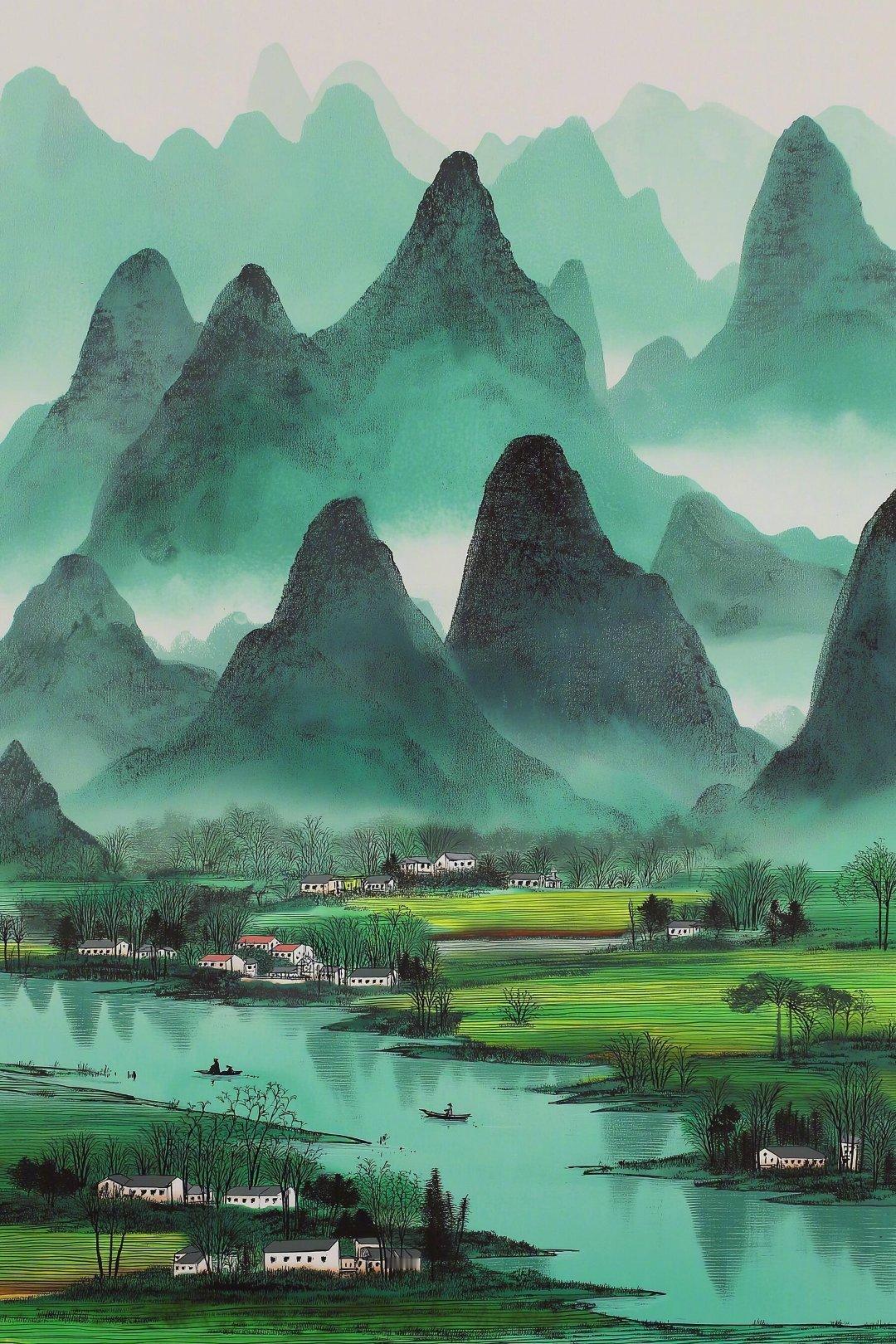 半生烟雨，一世青山，此间便是最美的留白。