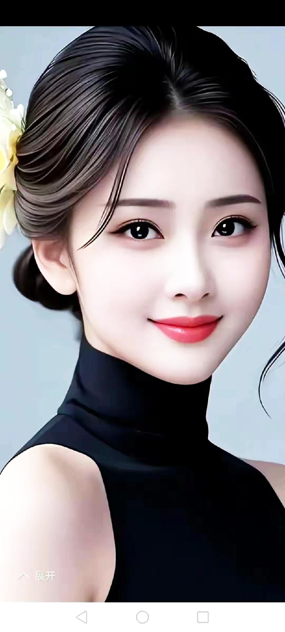 优雅黑裙，绽放迷人微笑😊