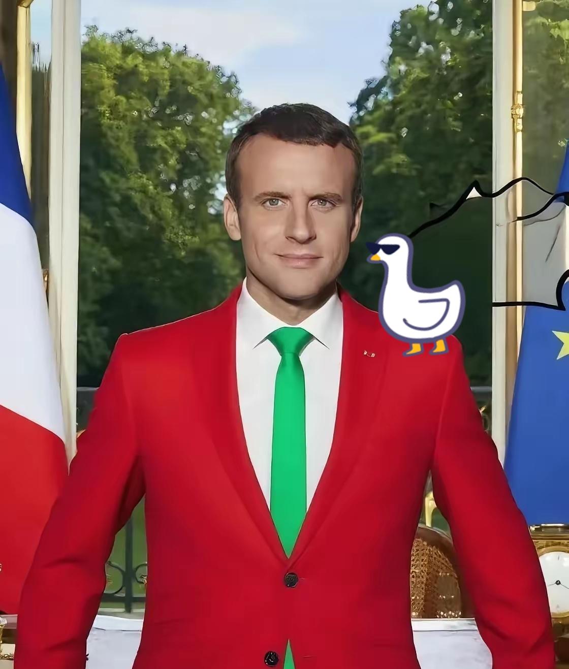 法国总统马克龙彻底坐不住了1月18日，法国总统马克龙放出狠话，要对美国最近的