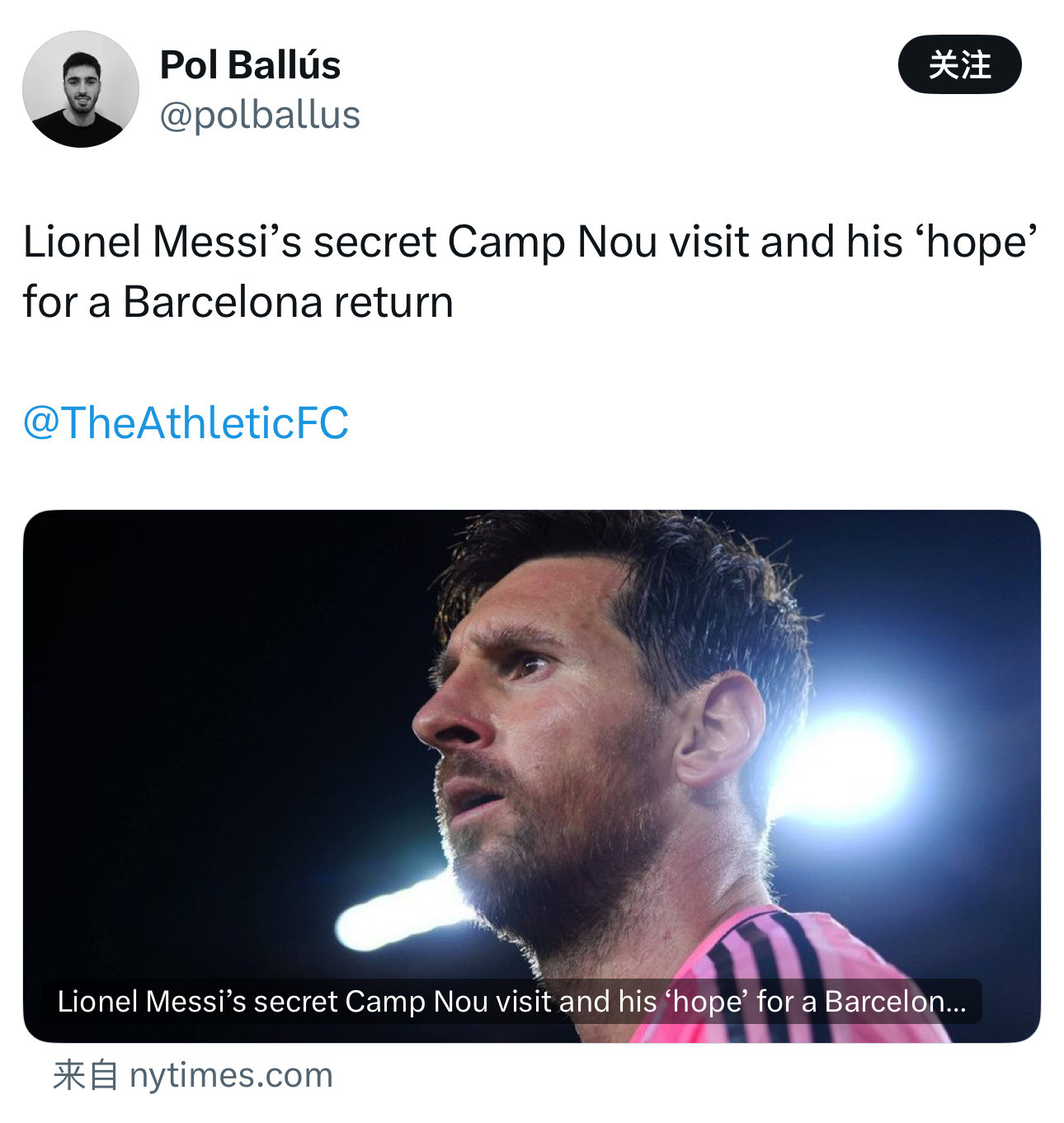 【[并不简单][并不简单][并不简单]】据TheAthletic巴萨方面的记者