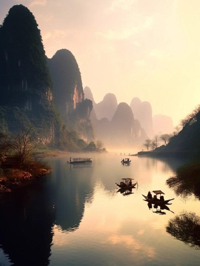 漓江秀色，一种仙境之美。