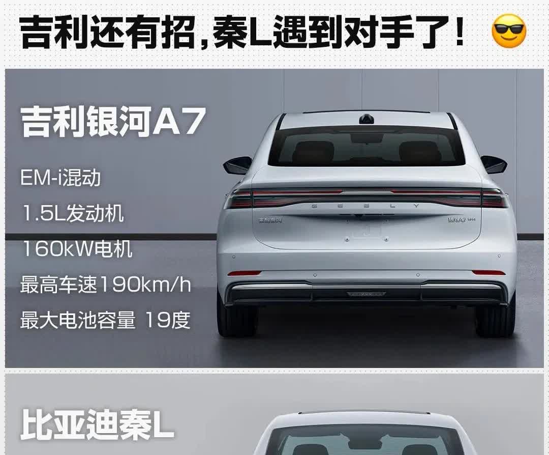 吉利今年就是和比亚迪对着干星愿对标海鸥和海豚银河E5、星舰7锁定元
