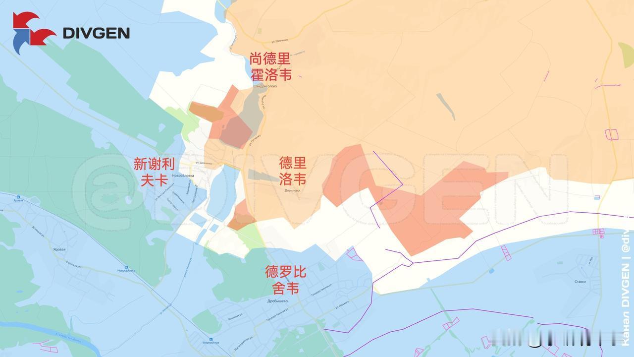 10月12日箭头社和K哥更新俄乌战报：图一：俄军在红利曼方向的新谢利夫卡村和