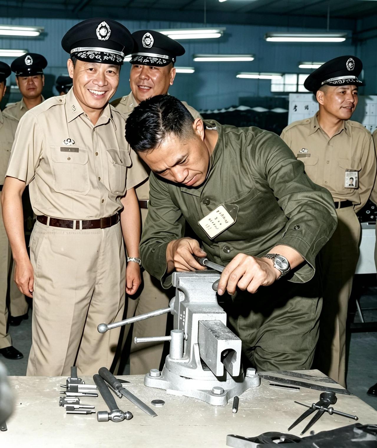 这名对着镜头满脸堆笑的蒋军将领曾在解放战争中被俘却又想法设法逃脱。他被俘时已经是