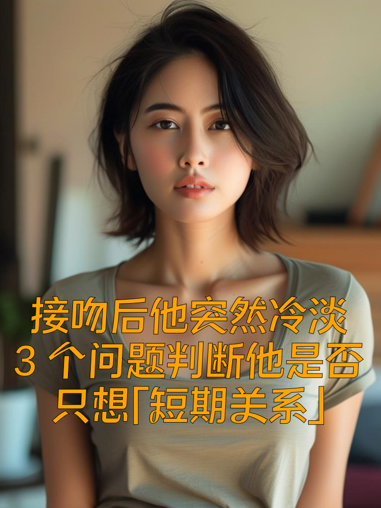 接吻后他突然冷淡？3个问题判断他是否只想「短期关系」