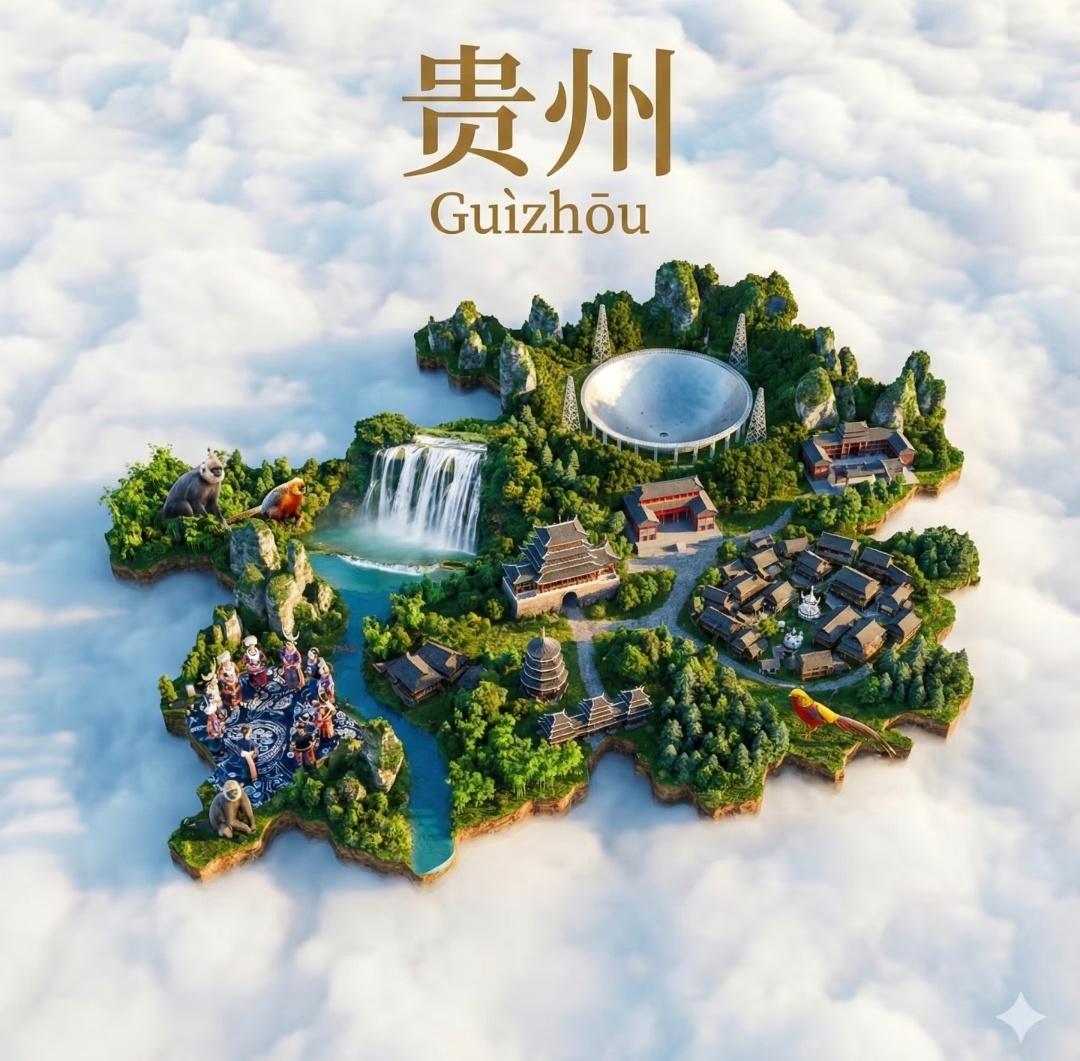 中国各省微型地形（南方）