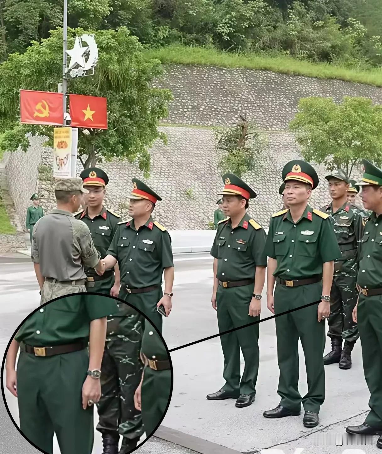 越南的作战部队纪律真是没谁了！他们派到东大交流的这帮军官，军容军貌甚至不如国内