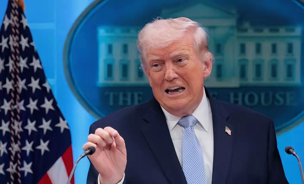 特朗普总统在记者会上对外界表示：“我们当时已经非常接近达成协议，只差一点点。