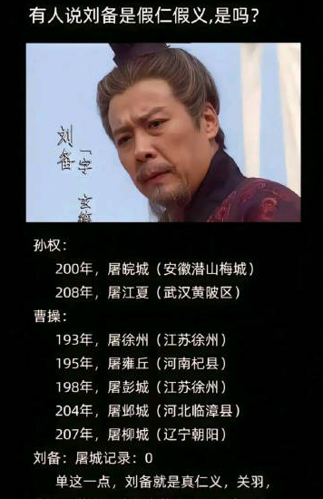 为什么有人说刘备是假仁义？​​​
