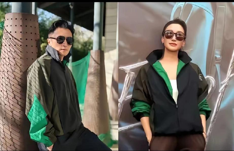 谢婷婷携外籍老公现身谢霆锋深圳演唱会，兄妹同款造型太吸睛谢霆