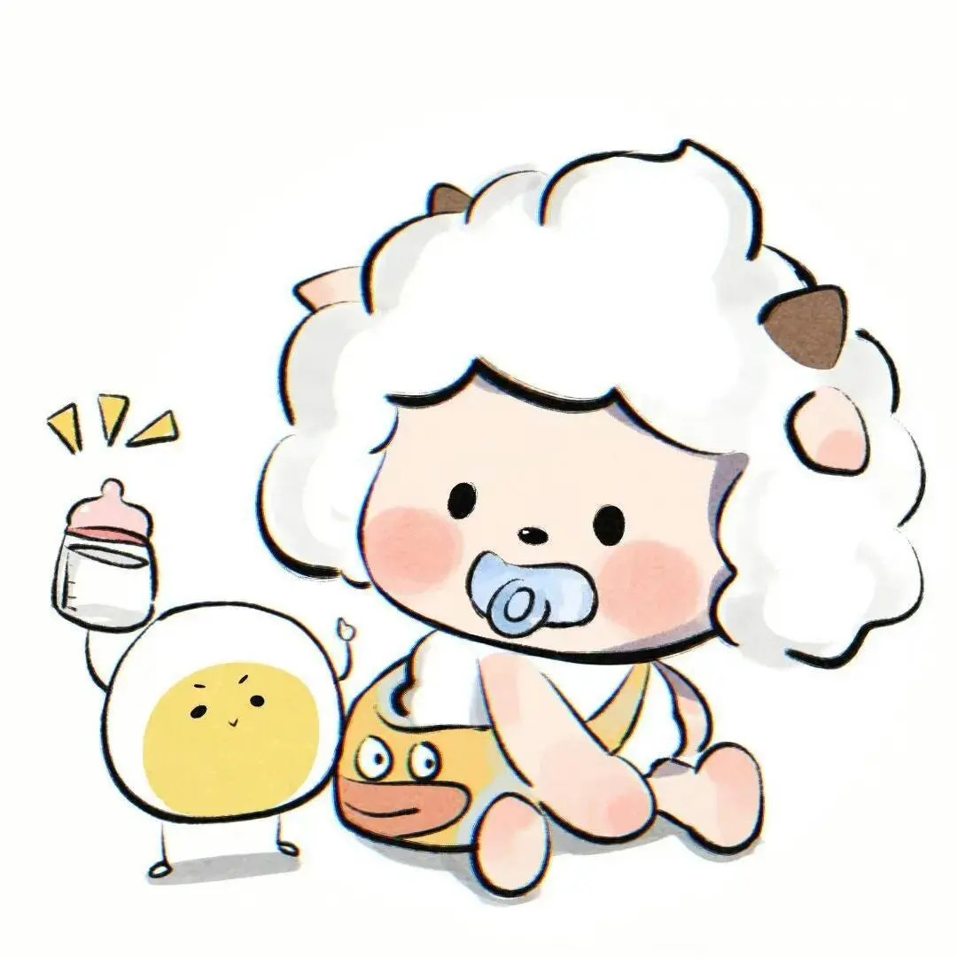 Share简约丨可爱懒羊羊头像|卡通动漫|头像可爱|抽象