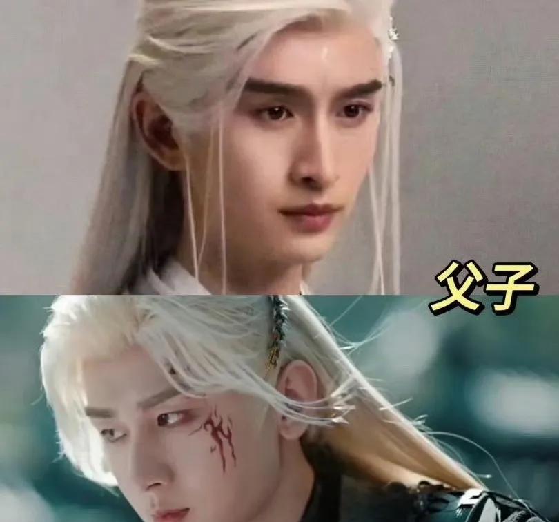 父亲：张云龙～王权弘业儿子：成毅～王权富贵单看长相的话，其实张云龙跟成毅还是