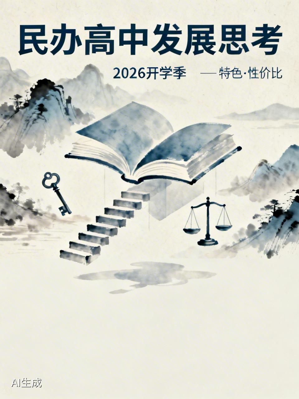 近期，和一个民办学校的老板聊天，他在南方某省于2025年刚建成一个民办高中，20