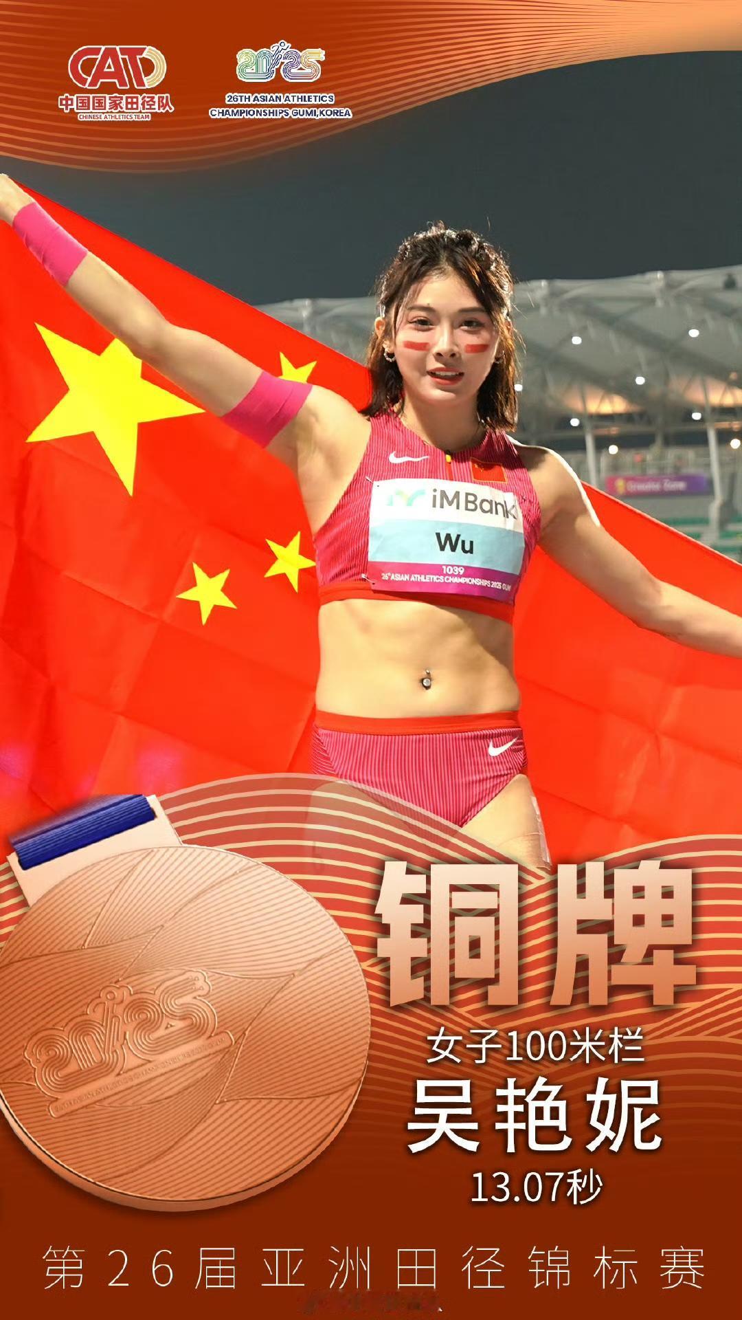 带伤上阵的亚洲第一吴艳妮拿到了季军，这个小妮子越看越喜欢，原来骂她的那批人是不是