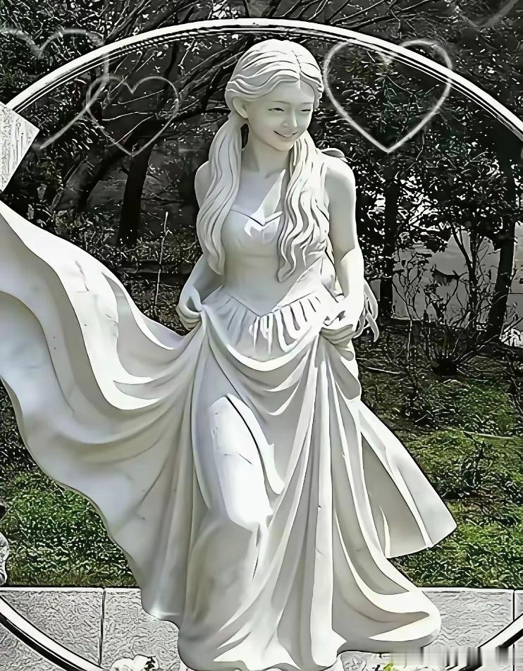 网友们拍的大s的雕像，这也是她最美的样子