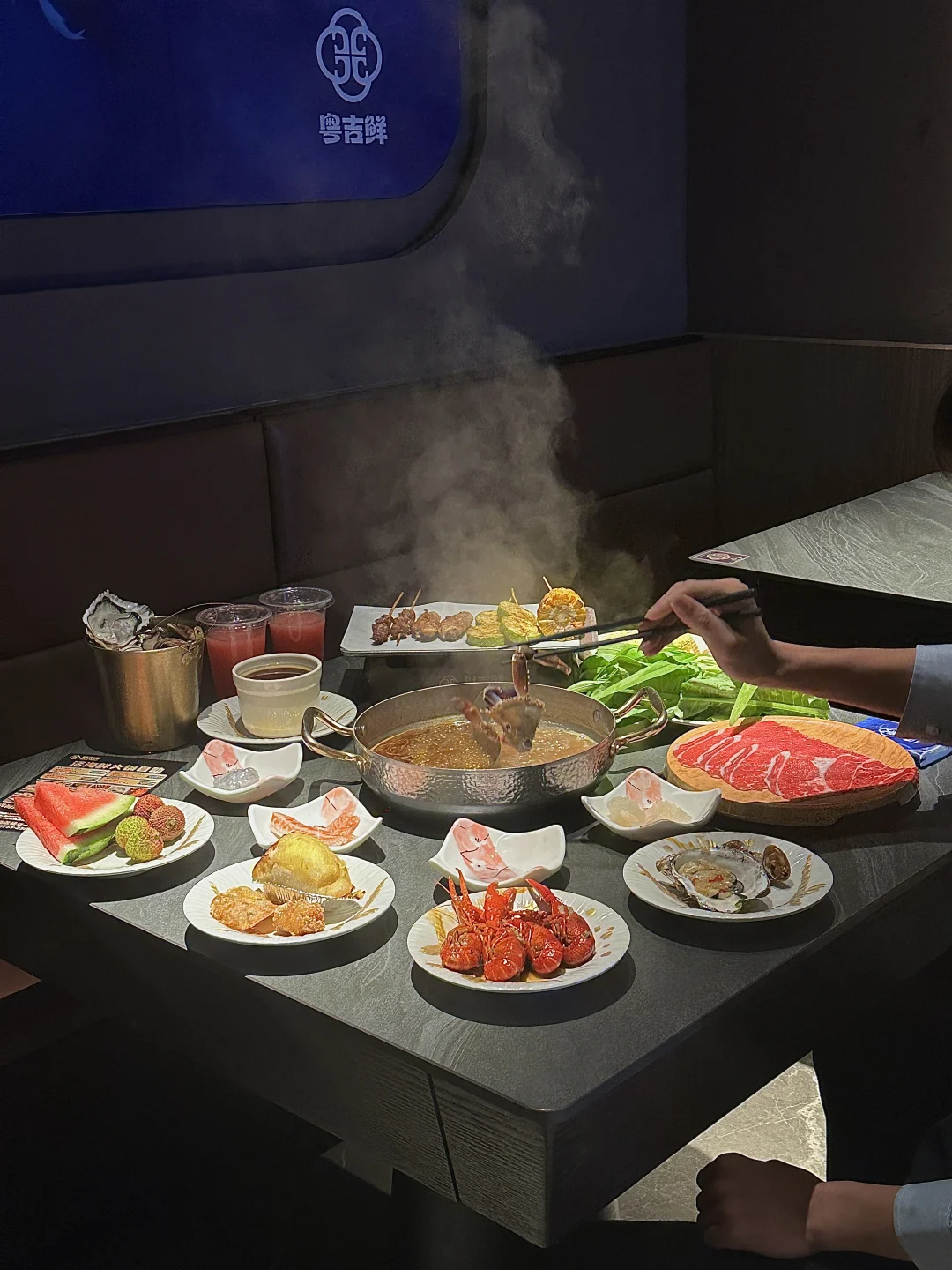 在深圳！！一个人吃海鲜自助真的好爽！！！