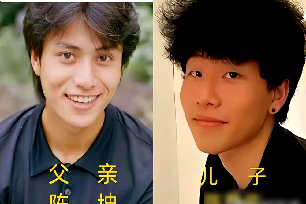 周华健儿子官宣结婚，评论区全在问：这真是他亲生的？周厚安，混血脸，大胡子，长发一披，站周华健旁边，不