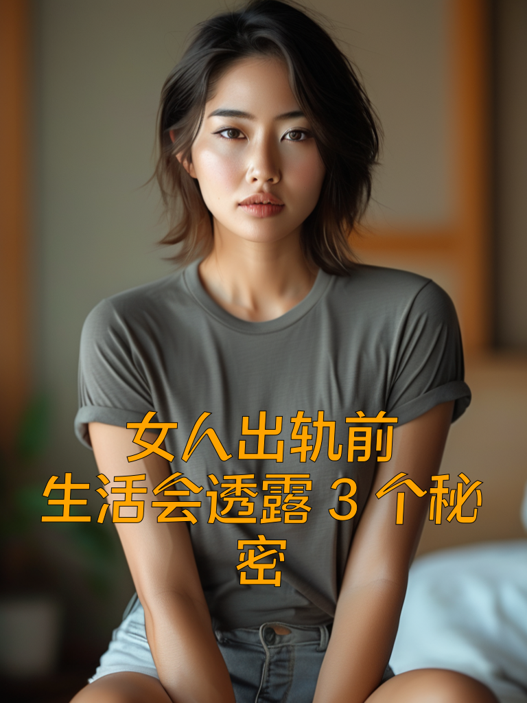 女人出轨前，生活会透露3个秘密