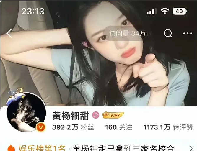 黄杨钿甜这个做法真让人看不懂。明明才从天价耳环那事缓过来。又急着换头挑衅
