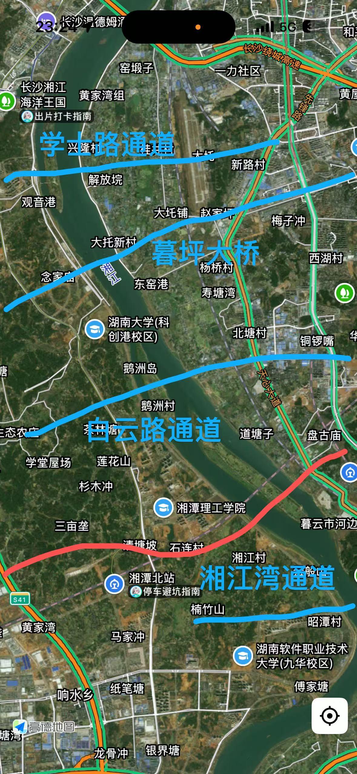 优秀！长株潭融城板块竟然规划了这么多的过江通道，彻底打通长沙与湘潭之间因为湘江阻