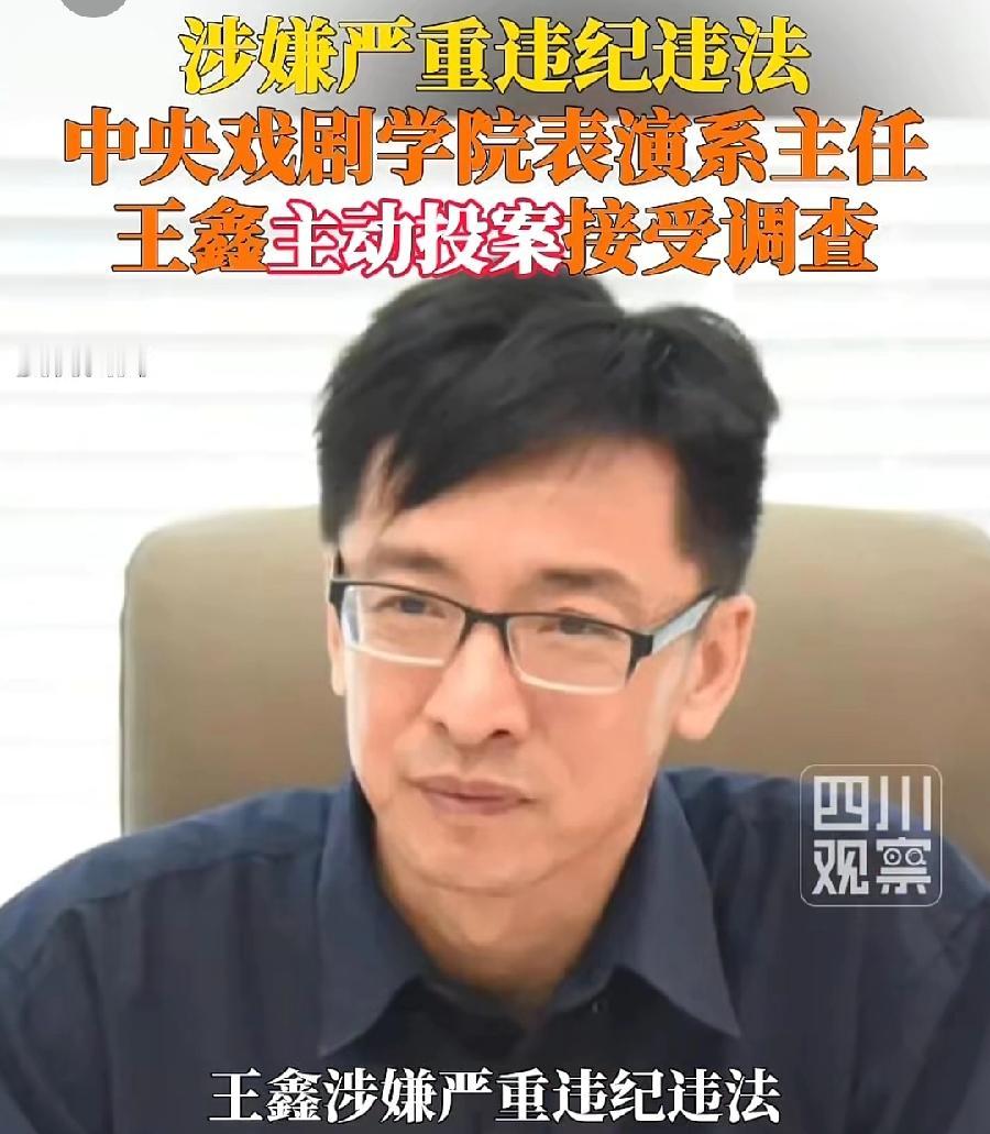 中戏表演系坍塌式腐败！3任主任被查:1、王鑫，现任，2026年2月13日被查