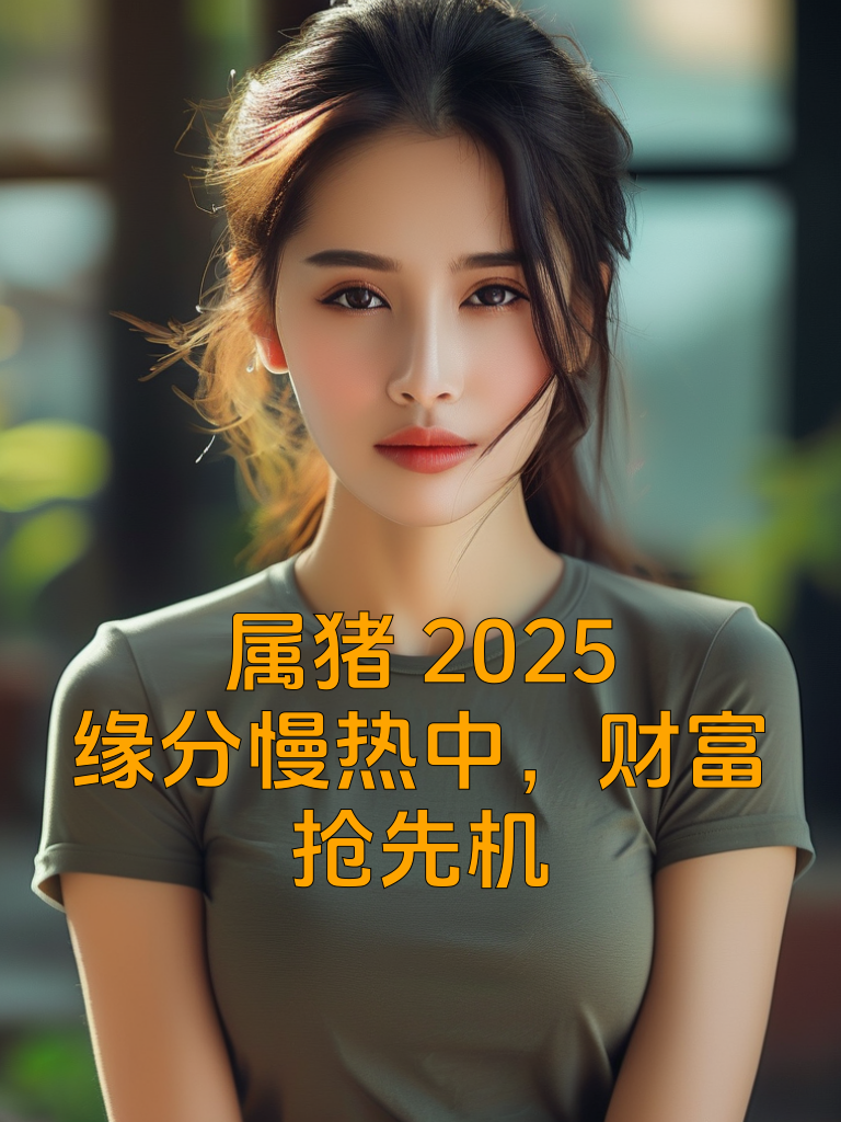 属猪2025：缘分慢热中，财富抢先机