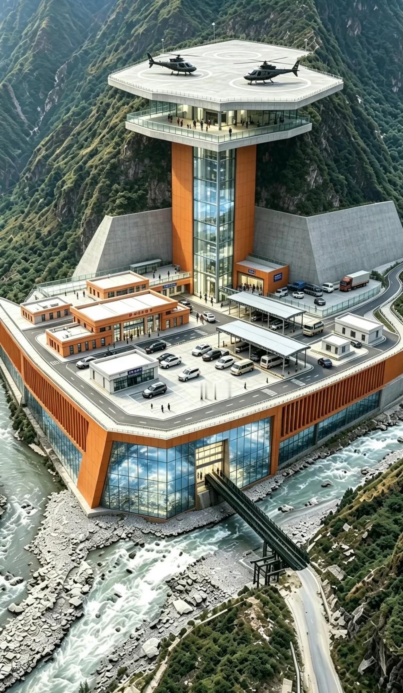 网友已经在重新设计吉隆口岸了，看上去还挺可靠的，避开河谷低地是关键。不过在原址建
