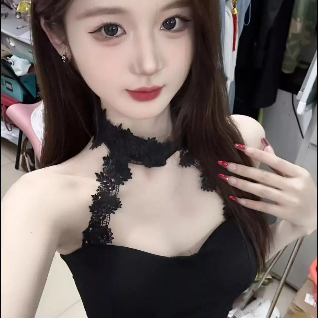 黑丝蝴蝶结，甜美又性感！